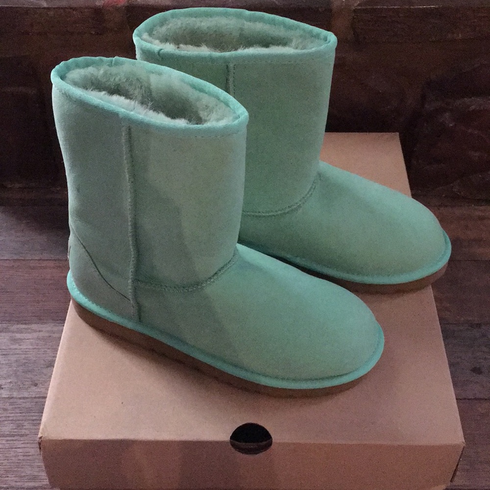 New in box! UGG Boots Mint Green Size 8M